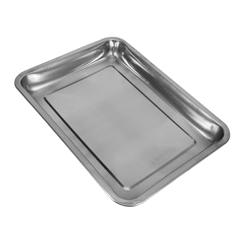 BCOATH Edelstahl Vogelbadewanne für Tauben und Papageien Rostfrei Verschleißfest Sicher für Heim und Professionell Geeignet für Verschiedene Vogelgrößen Entspannendes Badeerlebnis von BCOATH