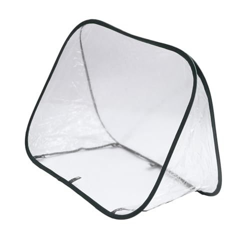 BCOATH Faltbares Mini Gewächshaus Regenschutz Wärmeschutz Überdachung Transparent für Garten Pflanzen Balkon Frostschutz Pflanzabdeckung Wetterfest und Praktisch von BCOATH