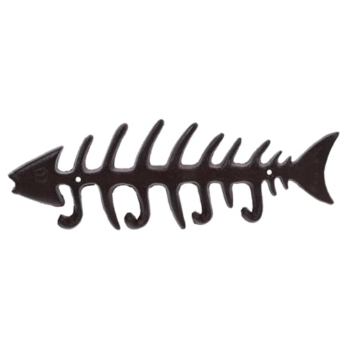 BCOATH Fischgrätenhaken Aus Gusseisen Rustikaler Fisch-wandhänger Antike Wandhaken Küstenwandhaken Wandregale Aus Metall Schalhaken Laternenhaken Korbaufhänger Kleiderhaken Pflanze BCOATH Fischgrätenhaken Aus Gusseisen Rustikaler Fisch-wandhänger Antike Wandhaken Küstenwandhaken Wandregale Aus Metall Schalhaken Laternenhaken Korbaufhänger Kleiderhaken Pflanze von BCOATH