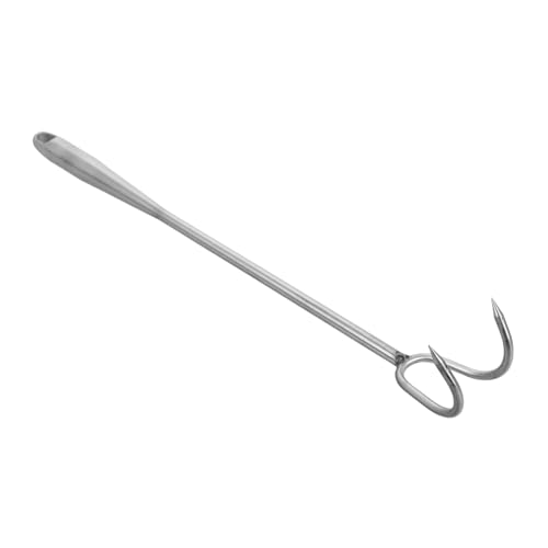 BCOATH Fleischhaken mit Ergonomischem Griff Kochhaken zum Wenden und Greifen von für Outdoor Bbq Camping und Heimgebrauch Rostfrei und Leicht zu Reinigen BCOATH Fleischhaken mit Ergonomischem Griff Kochhaken zum Wenden und Greifen von für Outdoor Bbq Camping und Heimgebrauch Rostfrei und Leicht zu Reinigen von BCOATH