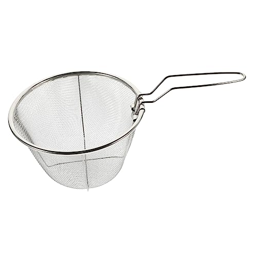 BCOATH Frittierkorb Klappbarer Frittierkorb für Pommes Snacks und Hähnchen Robustes Küchengerät mit Ergonomischem Griff Sieb für Schnelles Frittieren und Abtropfen BCOATH Frittierkorb Klappbarer Frittierkorb für Pommes Snacks und Hähnchen Robustes Küchengerät mit Ergonomischem Griff Sieb für Schnelles Frittieren und Abtropfen von BCOATH