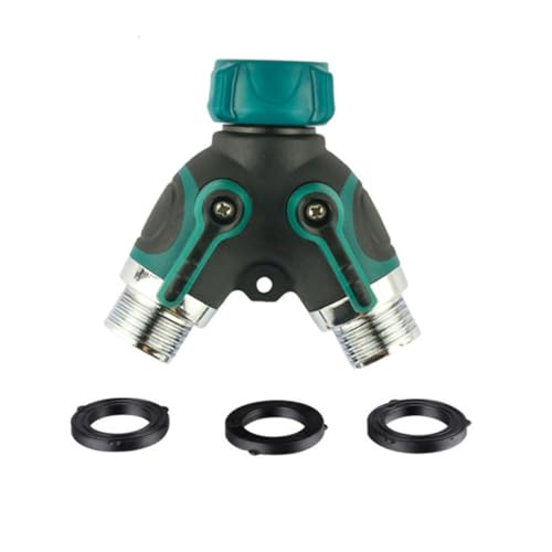 BCOATH Gartenschlauch Y Verteiler Wege Abs Splitter mit US Standardgewinde Absperrventile Auslaufsicherer Schlauchanschluss für Garten und Außenbereich BCOATH Gartenschlauch Y Verteiler Wege Abs Splitter mit US Standardgewinde Absperrventile Auslaufsicherer Schlauchanschluss für Garten und Außenbereich von BCOATH