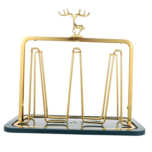 BCOATH Glasbecherhalter Küchenregal mit Ablagebrett Praktisches Langlebiges Glasgeschirrgestell für Haushalt und Restaurant Platzsparend Belüftet Flexibel Platzierbar Teiliges BCOATH Glasbecherhalter Küchenregal mit Ablagebrett Praktisches Langlebiges Glasgeschirrgestell für Haushalt und Restaurant Platzsparend Belüftet Flexibel Platzierbar Teiliges von BCOATH