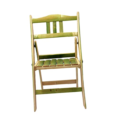 BCOATH Klappstuhl Aus Holz Mit Rückenlehne Robust Und Langlebig Dicke rutschfeste Bodenstütze Für Camping Und Outdoor Stabil Und Tragfähig von BCOATH