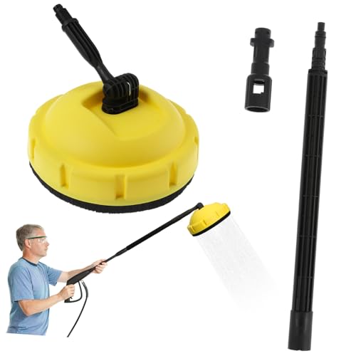 BCOATH Hochdruckreiniger Flächenreiniger mit Langem Griff Rotierender Autowaschbürste aus Kunststoff Leistungsstarkes Reinigungswerkzeug für Garage Fahrzeugoberflächen und Gehwege BCOATH Hochdruckreiniger Flächenreiniger mit Langem Griff Rotierender Autowaschbürste aus Kunststoff Leistungsstarkes Reinigungswerkzeug für Garage Fahrzeugoberflächen und Gehwege von BCOATH