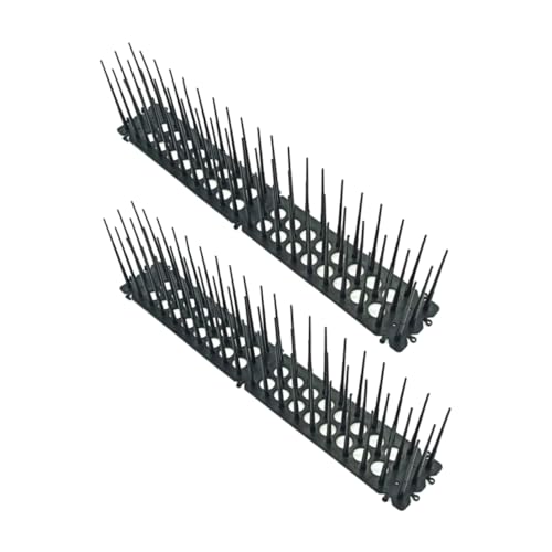 BCOATH Katzenabwehr Spike Matte 2 Stück Outdoor Vogel und Katzenschutz Kunststoff Matte mit Spikes für Garten und Balkon Robust und Langlebig BCOATH Katzenabwehr Spike Matte 2 Stück Outdoor Vogel und Katzenschutz Kunststoff Matte mit Spikes für Garten und Balkon Robust und Langlebig von BCOATH