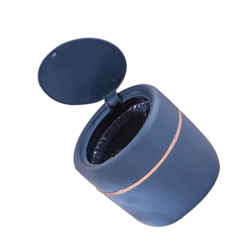 BCOATH Kompakter Desktop mülleimer mit Pressdeckel Kleiner Tisch abfallbehälter für Büro Wohnzimmer und Schlafzimmer Platzsparend Geschmacksisolierend Stilvoller Farbton Wasserblau BCOATH Kompakter Desktop mülleimer mit Pressdeckel Kleiner Tisch abfallbehälter für Büro Wohnzimmer und Schlafzimmer Platzsparend Geschmacksisolierend Stilvoller Farbton Wasserblau von BCOATH