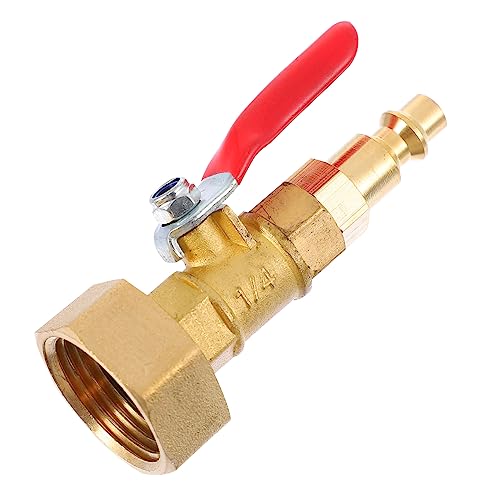 BCOATH Messing Winterize Blowout Adapter mit Innengewinde Langlebiger Gartenschlauch Schnellverbinder Frostbeständig Einfache Installation für Bewässerungssysteme und Luftkompressor von BCOATH