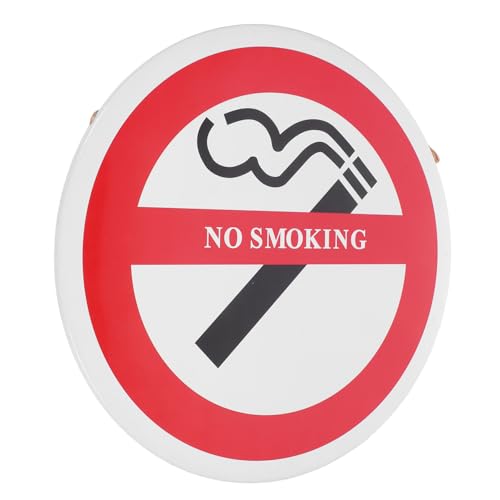 BCOATH Metall Schild Rauchen Verboten Vintage Warnschild für Wand Geeignet für Restaurants und Geschäfte Rund Einfach zu Montieren Angenehme von BCOATH