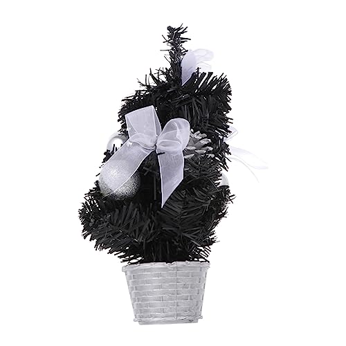 BCOATH Mini-Weihnachtsbaum Unter Christbaumschmuck Weihnachtsfeierdekorationen Künstlicher Tisch Weihnachtsbaum Mini Kanadische Kiefer Weihnachtliche Tischdeko PVC Esstisch Flasche von BCOATH