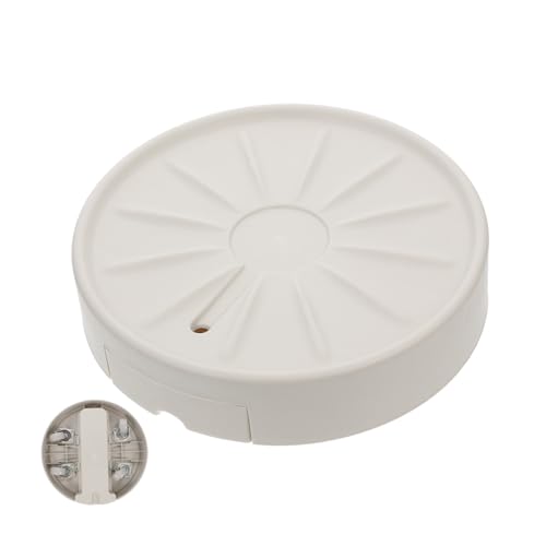 BCOATH Mobiler Pflanzentopfroller mit Universalrädern Rundes Weißes Tropfschalen tablett Robustes Blumentopf Gestell mit Belüftung Wurzel Pflanzenschutz für Innenbereiche von BCOATH