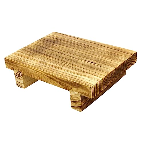 BCOATH Tritthocker Klappbar Aus Holz Für Wohnzimmer Küche Bad Holz Fußhocker Für Erwachsene Guter Tragfähigkeit Und Bequemer Fußstütze von BCOATH