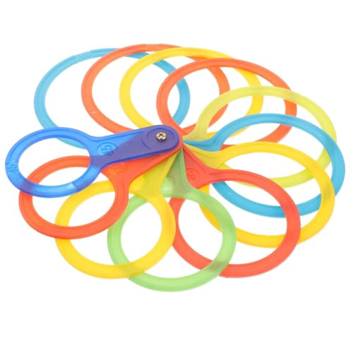 BCOATH Obst Durchmesser messkreis Kunststoff Bunte Fruchtdurchmesser messlehre für Orangen Äpfel Pfirsiche Birnen Langlebig Bruchfest mit Zahlen zur Fruchtklassifizierung Vielseitig von BCOATH