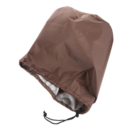BCOATH Outdoor Mäher Motorabdeckung Oxford Uv-schutz Schutzhülle für Rasenmäher Motor Staub Sonnenschutz Passend für Garten Trimmer Geräte Einfache Installation Kaffee Farbe von BCOATH