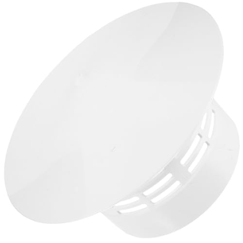 BCOATH PVC Schornstein Regenkappe Pilzform Atmungsaktive Belüftungsabdeckung Winddicht und Langlebig Rostfrei Einfache Installation Geeignet für Außenlüftungen und Ofenrohre von BCOATH