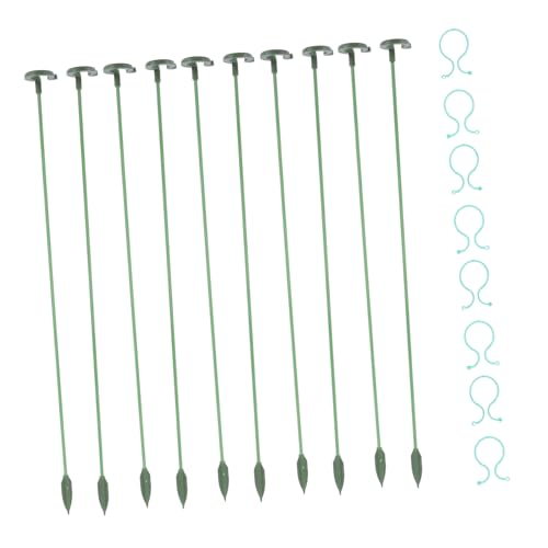 BCOATH Pflanzenstütze Grüne Stäbe Clips Pflanzenhalter Gartendeko Pflanzstab Orchideen Rankhilfe Zimmerpflanzen Schutzstab Stabil und Langlebig für Topfpflanzen BCOATH Pflanzenstütze Grüne Stäbe Clips Pflanzenhalter Gartendeko Pflanzstab Orchideen Rankhilfe Zimmerpflanzen Schutzstab Stabil und Langlebig für Topfpflanzen von BCOATH