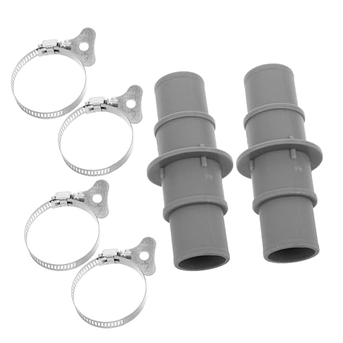 BCOATH Pool Vakuumschlauch Adapter mit Griffklemmen Kompatibel Schwimmbadschläuchen Stabile Kupplung für Oberirdische Pools und Filterpumpen von BCOATH