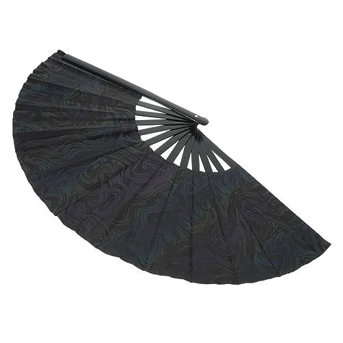 BCOATH Reflektierender Chinesischer Handfächer aus Stoff und Holz Robust und Vintage für Tanz Party Hochzeit und Bühnenperformance Tragbar und Dekorativ BCOATH Reflektierender Chinesischer Handfächer aus Stoff und Holz Robust und Vintage für Tanz Party Hochzeit und Bühnenperformance Tragbar und Dekorativ von BCOATH