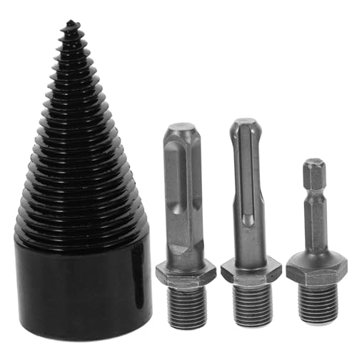 BCOATH Robuster Holzspalter Bohrer Hitzebehandelt und Verschleißfest für Bohrmaschinen für Holzspalten im Haushalt Camping und Garten Mit Kegelspalter und Hex Schaft Bits BCOATH Robuster Holzspalter Bohrer Hitzebehandelt und Verschleißfest für Bohrmaschinen für Holzspalten im Haushalt Camping und Garten Mit Kegelspalter und Hex Schaft Bits von BCOATH