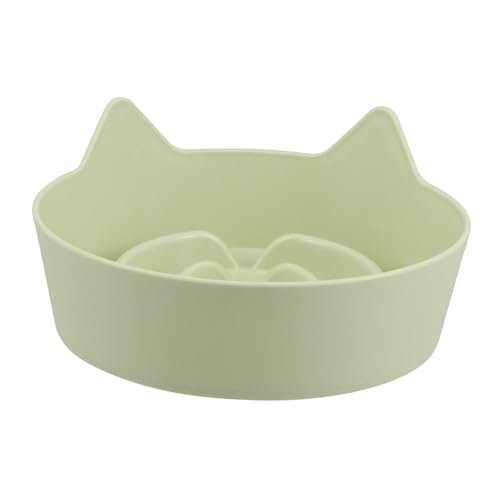 BCOATH Rutschfester Katzennapf mit Katzenohren Flacher Futternapf aus Langlebigem Material Anti Umkippen Stabilität Langsam Fressender Napf für Kleine Katzen und Kleintiere Farbenfroher BCOATH Rutschfester Katzennapf mit Katzenohren Flacher Futternapf aus Langlebigem Material Anti Umkippen Stabilität Langsam Fressender Napf für Kleine Katzen und Kleintiere Farbenfroher von BCOATH