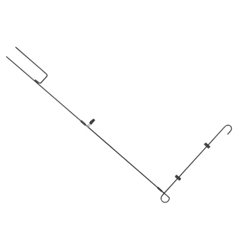 BCOATH Schwarzer Garten Fahnenmast aus Robustem Eisen Wetterfester Flaggenhalter mit Gummistopper und Clip Stabiler Fahnenständer für Outdoor Gartenfahnen Einfache Windbeständig und BCOATH Schwarzer Garten Fahnenmast aus Robustem Eisen Wetterfester Flaggenhalter mit Gummistopper und Clip Stabiler Fahnenständer für Outdoor Gartenfahnen Einfache Windbeständig und von BCOATH