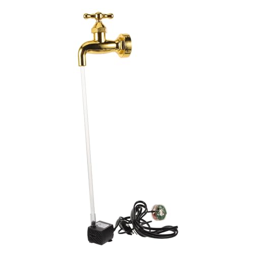 BCOATH Schwimmender Unsichtbarer Wasserhahn mit Wetterfestem Kunststoff Fließendem Ausguss und Langlebiger Pumpe Dekoratives Gartendekor für Terrasse und DIY Teichkunst BCOATH Schwimmender Unsichtbarer Wasserhahn mit Wetterfestem Kunststoff Fließendem Ausguss und Langlebiger Pumpe Dekoratives Gartendekor für Terrasse und DIY Teichkunst von BCOATH