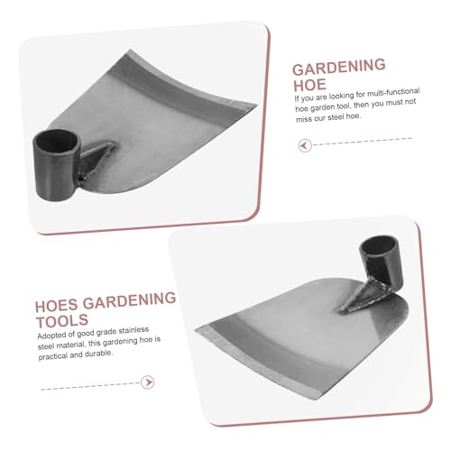 BCOATH Stabiler Edelstahl Gartenhacke Kopf Leichtes Gartengerät zum Graben und Jäten Handlich Robust und Tragbar für Gemüsebeete und Unkrautentfernung im Garten BCOATH Stabiler Edelstahl Gartenhacke Kopf Leichtes Gartengerät zum Graben und Jäten Handlich Robust und Tragbar für Gemüsebeete und Unkrautentfernung im Garten von BCOATH