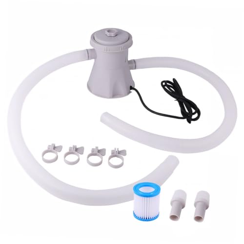 BCOATH Swimming Pool Filterpumpe Gph Langlebige Kunststoff Poolpumpe Einfach zu Reinigen Geeignet für Familienpools Elektrische Wasserzirkulationspumpe Acv BCOATH Swimming Pool Filterpumpe Gph Langlebige Kunststoff Poolpumpe Einfach zu Reinigen Geeignet für Familienpools Elektrische Wasserzirkulationspumpe Acv von BCOATH