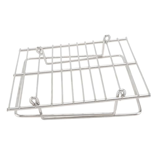 BCOATH Tragbares Camping Grillrost aus Edelstahl Kompakter Langlebiger Barbecue Grillrost für Outdoor Praktisches Leichtes Grillzubehör für Unterwegs für Picknick und Wandern von BCOATH