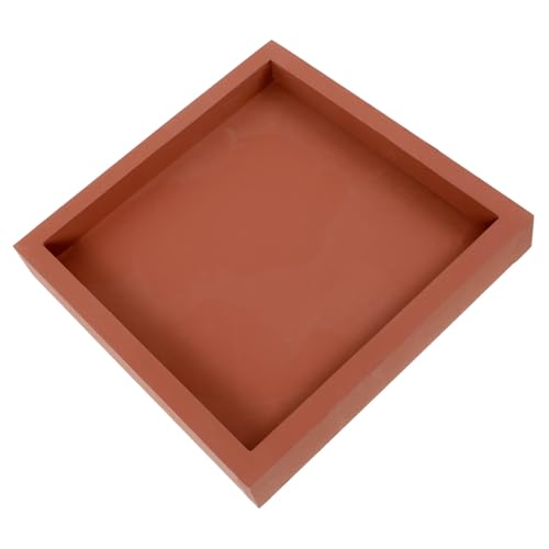 BCOATH Verdicktes Auslaufsicheres Kunststoff Blumentopf Untersetzer Tablett Quadratisch Rutschfester Boden Robustes Pflanzen Tablett für Innenbereich Balkon und Garten Rot BCOATH Verdicktes Auslaufsicheres Kunststoff Blumentopf Untersetzer Tablett Quadratisch Rutschfester Boden Robustes Pflanzen Tablett für Innenbereich Balkon und Garten Rot von BCOATH