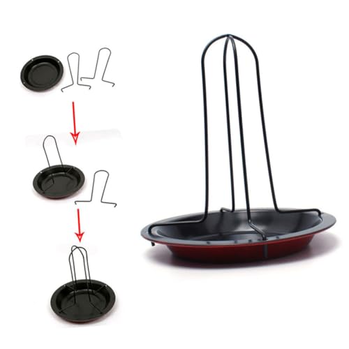 BCOATH Vertikaler Hähnchenbräter aus Lebensmittelechtem Kohlenstoffstahl Abnehmbarer Camping Grillständer mit Antihaftbeschichtetem Auffangblech für Ofen und Outdoor Barbecue BCOATH Vertikaler Hähnchenbräter aus Lebensmittelechtem Kohlenstoffstahl Abnehmbarer Camping Grillständer mit Antihaftbeschichtetem Auffangblech für Ofen und Outdoor Barbecue von BCOATH