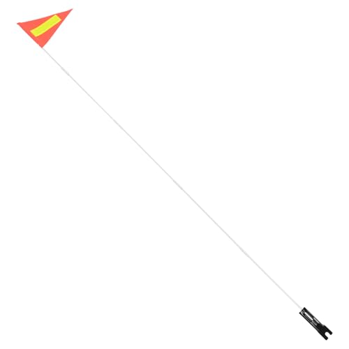 BCOATH Weiße Fahrradfahne mit Robustem Glasfaserstab Einfach zu Montierende Sicherheitsflagge für Mehr Sichtbarkeit und Schutz Beim Radfahren im Freien BCOATH Weiße Fahrradfahne mit Robustem Glasfaserstab Einfach zu Montierende Sicherheitsflagge für Mehr Sichtbarkeit und Schutz Beim Radfahren im Freien von BCOATH