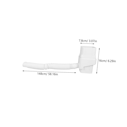 BCOATH Weißer Regenwassersammler Fallrohrablaufverteiler mit Schlauch Einfacher Einbau für Standard Fallrohre Robustes Material Nachhaltige Regenwassernutzung Regenwassertonnen anschluss BCOATH Weißer Regenwassersammler Fallrohrablaufverteiler mit Schlauch Einfacher Einbau für Standard Fallrohre Robustes Material Nachhaltige Regenwassernutzung Regenwassertonnen anschluss von BCOATH