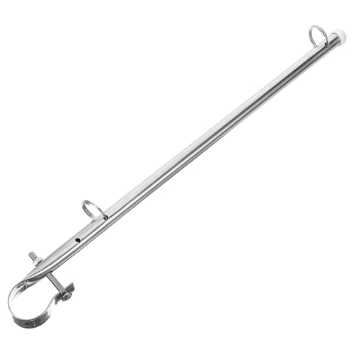 BCOATH Edelstahl Boot Fahnenmast Stabiler Flaggenhalter Für Yacht Und Boote Wetterfest Leicht Einsetzbar Für Verschiedene Flaggenarten von BCOATH