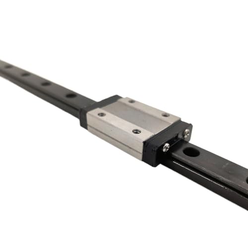 BCOMFY 1pc 440C MGN9C MGN12C MGN15C Edelstahl Slider Linear Guide MGN12 L100-800mm Schwarz Guide CNC Teile 3D Drucker voron 2,4 (Color : MGN12H 440C, Size : 800mm) von BCOMFY