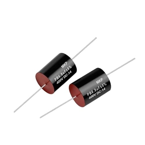 BCOMFY 2 Stücke MKP Serie 400 V 0,1 uF-47 uF Audiophile Frequenz-Unterteilt Audio Kondensator Teiler 0,1 UF 0,22 0,47 1 2,2 UF 4,7 UF Lautsprecher Audio(1UF 400V) von BCOMFY