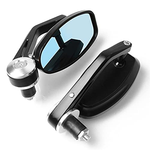 Rückspiegel für YH V MAX VMAX 1700 1200 125 WR250F WR 250F 250F MOTORRAKL ALUMINIUM HINTENSICHTUNG 7/8" HANDSPIEGEL SEITIG SPIEGEL(SSILBER ) von BCOTNHZT