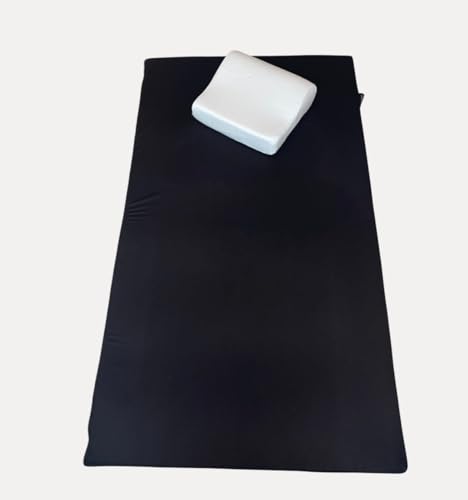 BCSHome | 2-teiliges Reise-Set Reisetopper und -Kissen | Matratzenauflage aus Viscoschaum | Nackenkissen und Topper für Unterwegs von BCS Home&Sleep