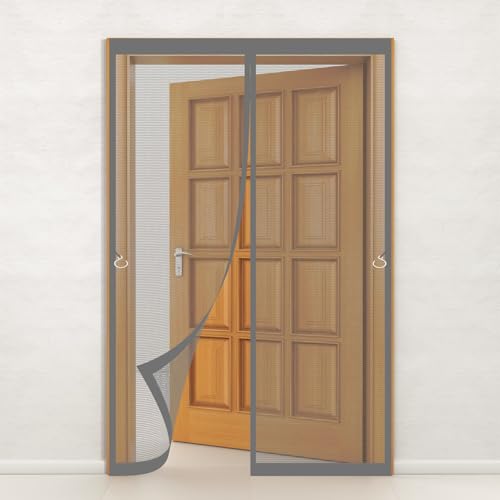Fliegengitter Tür Magnet 96 x 200 cm Fliegengitter Tür Ohne Bohren Insektenschutz Magnetvorhang Automatisches Schließen Magnetvorhang für Schlafzimmer, Kinderzimmer, Grau Fliegengitter Tür Magnet 96 x 200 cm Fliegengitter Tür Ohne Bohren Insektenschutz Magnetvorhang Automatisches Schließen Magnetvorhang für Schlafzimmer, Kinderzimmer, Grau von BCXDUOMI