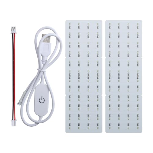 BAZAMD 3D Drucker Zubehör LED Hintergrundbeleuchtung Board Replacement Kit: PCB Light Board mit Anschlusskabel für Lighphane Fotomodell DIY Druckprojekt von BCZAMD