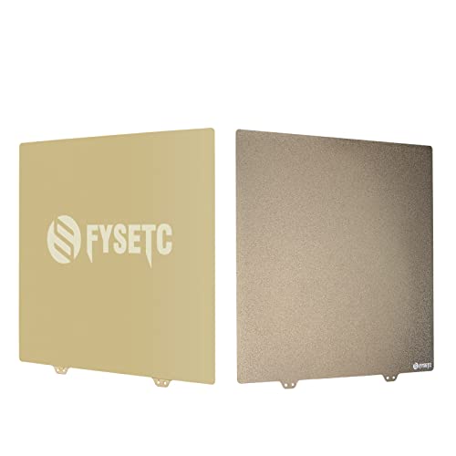 BCZAMD 3D Druckbett 310mm/ 12.2in JanusBPS Nur Bauplatte Texturiert+Glatt Doppelseitig PEI Federstahlblech Keint Magntscche Aufkleber f¨¹r CR-10/10S Pro, A8 Plus, LK1, Sidewinde X1 X2 Hotbed Teil von BCZAMD