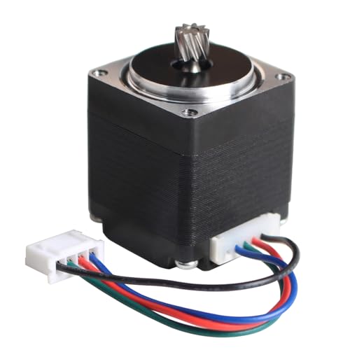 BCZAMD 3D Drucker Zubehör A1 Extruder Motor Ersatz: 28 Schrittmotor Pancake DC 24V 0.5A 2 Phase 1.8 Schritt Winkel für den Antrieb A1 Mini Extruder in Bewegung von BCZAMD