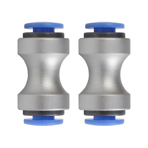 BCZAMD 3D-Drucker-Zubehör P1P/P1S/X1/X1C/X1E AMS Teflon-Futterrohr-Anschluss (2 Stück): Pneumatischer Fitting-Adapter für den Anschluss von PTFE-Rohren von BCZAMD