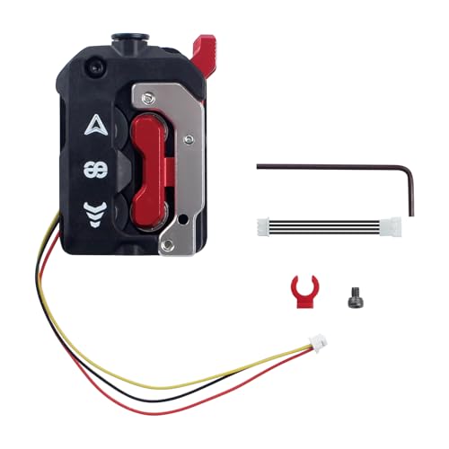 BCZAMD 3D Drucker Zubehör Upgrade DXC Extruder für K1/K1C/K1 Max: Direktantrieb Schraubengetriebe glatte Fütterung Extrusion Ersatz - Unterstützung 1,75 mm Filament sicherstellen stabilen Druck von BCZAMD
