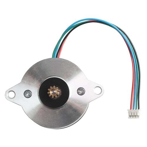 BCZAMD 3D Ptrinter Zubehör - Neptune4 Pro 4 Plus Max Extruder Teil - Hot End Stepper Motor: 10 Zähne Getriebe mit Anschlusskabel 2 Phasen 1A 1.8 Grad Direkt Drop in Ersatz von BCZAMD