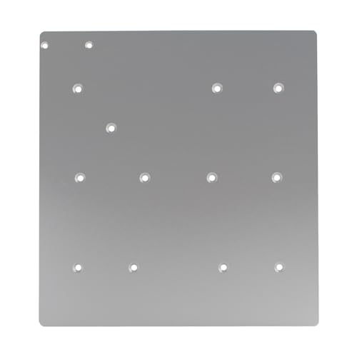 BCZAMD Anycubi Vyper 3D Drucker Zubehör 265×250mm Hotbed Aluminium Bauplatte: PEI Surface Support Ultrabase Plattform Glasplatte Ersatz Kompatibel DIY Vyper Projekt Silikon Beheiztes Pad von BCZAMD