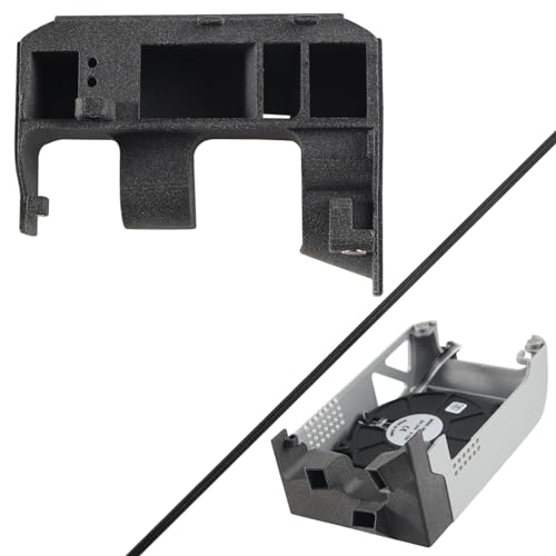 BCZAMD P1P X1 Upgraded 3D Drucker Teil Zubehör: Kühlung fließenden Lüfter Kanal Fasern Ersatz - Magnetische Radiator schwarz PA12 MJF Nylon Kits von BCZAMD