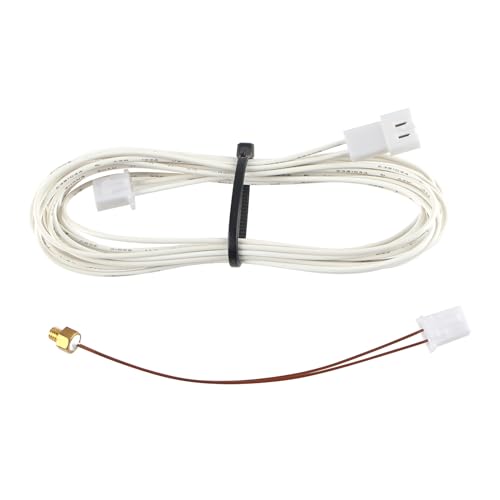 BCZAMD CR10 S MINI S4 3D-Druck Upgraded M3 Screw Stud Thermodraht - 9cm Thermistor 100K NTC 3950 Temperatursensor für J-Kopf Hotend: Heizpatrone Zubehör mit 120cm Verlängerungskabel 1pcs von BCZAMD