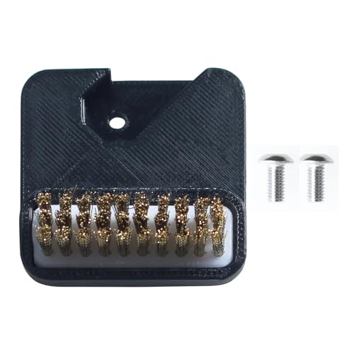 BCZAMD Prusa MK3S+ 3D Drucker Zubehör Upgraded Nozzle Brush Cleaning Kits: Kupferdraht Messingbürste Werkzeug zur Entfernung von MK3S Heater Block Hotend Düsen Schmutz und Filament Rückstand von BCZAMD