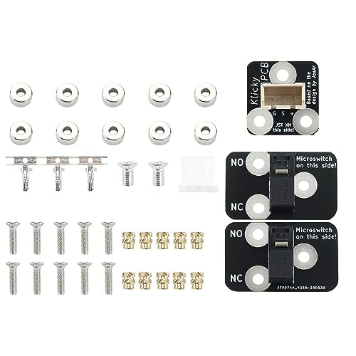 BCZAMD Vorn 2.4 3D-Drucker aufgerüstet Zubehör - Klicky PCB Probe Kit Z Fastener Schrauben Mutter Set: Auto Leveling für Voro 2.4 Triden 3D Drucker von BCZAMD